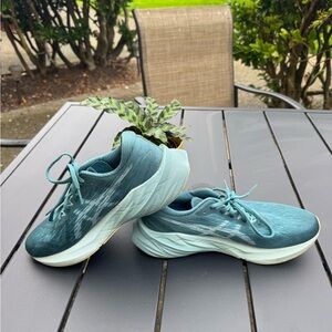 Asics Teal Athletic Shoes